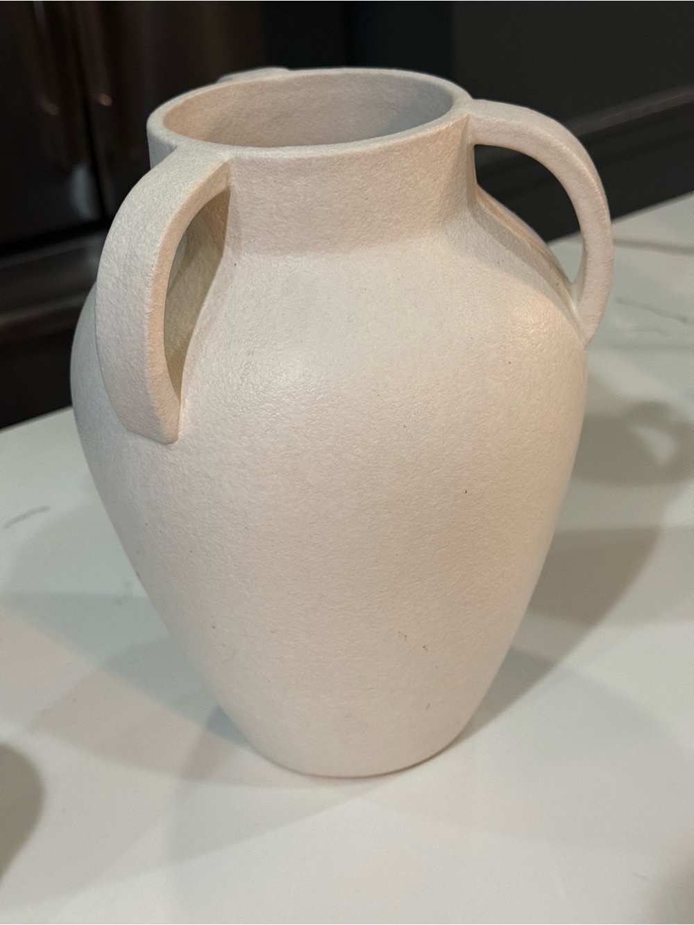 Cream vase with three handles